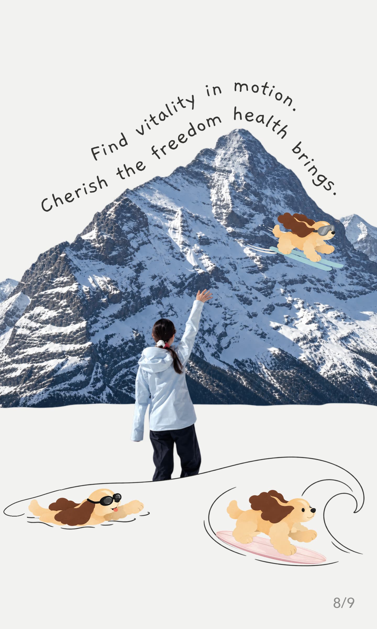 Find vitality in motion. Cherish the freedom health brings.